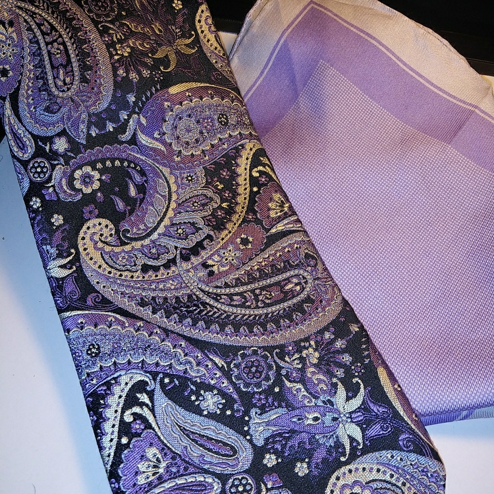 Silk Tie & Pocket Square Combo